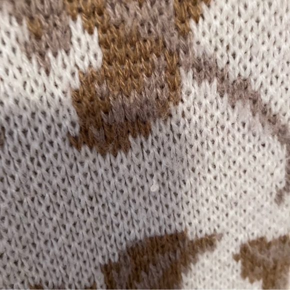 VTG Women’s Crystal Kobe Sz. M Acrylic Cardigan Floral Cottagecore Old Money - Picture 5 of 6